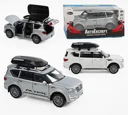 Машинка Автопром нісан патрол Nissan Patrol 50915 Авто Експерт 2 види, металопластик, 1:32, звук, світло, інерція - мініатюра 2