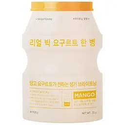 Тканинна йогуртова маска A'pieu Real Big Yogurt One-Bottle Mango 21 г