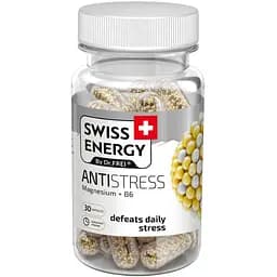 Магний и витамин В6 Swiss Energy Antistress Magnesium+B6 Анти-стресс 30 капсул