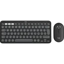 Комплект бездротовий (клавіатура та миша) Logitech Pebble 2 Combo for Mac Graphite (920-012244) - мініатюра 6