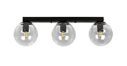 Люстра стельова кулі Levistella 756XPR150F-3 BK+CL (500)