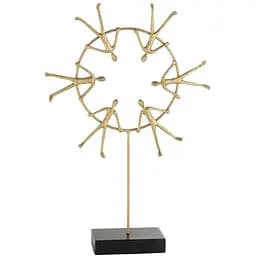 Статуетка J-line люди коло єдності золотиста 56 см (96279)