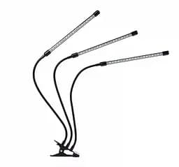 Ультрафіолетова світлодіодна фітолампа GrowLight для рослин (3 лампи) з таймером