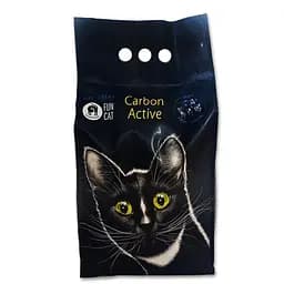 Fun Cat Carbon Active наполнитель для кошачьих туалетов с активированным углем сильнодействующий 5 л