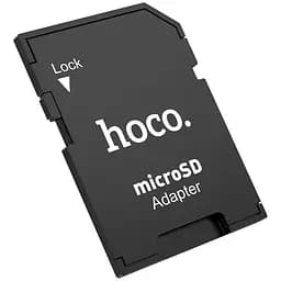 Адаптер Hoco HB22 TF к SD card holder Черный