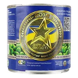 Зелений горошок консервований Бабусин Продукт 420 г - мініатюра 4