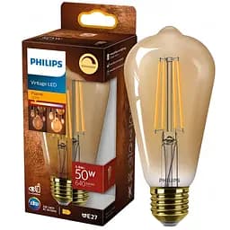 Лампа Philips LED CLA 50W ST64 E27 922 GOLD D димуюча (929003061668)