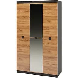 Шкаф с зеркалом Эверест Соната-1200 Венге темный/Дуб крафт золотой (DTM-2637)