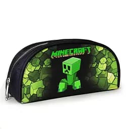 Пенал школьный Minecraft Крипер 23х10х8 см с принтом для мальчика (02798)