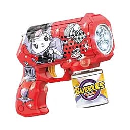 Пистолет с мыльными пузырями Куроми, 105A, со световыми эффектами, с мыльной жидкостью