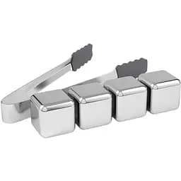 Металеві камені для віскі Circle Joy Ice Cubes (CJ-BK03) набір 4 штуки