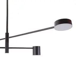 Світильник стельовий Brille підвісний BR-01 631S/4 LED 28W WW+NW+CW BK - мініатюра 3