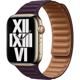 Ремінець Apple Leather Link для Apple Watch 38/40/41mm M/L Dark Cherry (ML7N3) [120657] - мініатюра 2