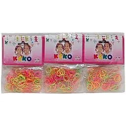 Силіконові резинки міні 0308-277, 12 штук