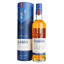Виски Glenfiddich Bourbon Barrel Reserve 14 Year Old 43% 0.7 л в подарочной упаковке
