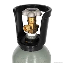 Балон CO2 з плоским дном Aqua Nova , метал, 5 л (NCO2-5L-GRAY) - мініатюра 5