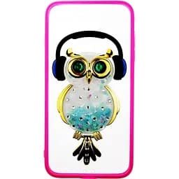 Чохол-накладка Toto TPU Stones Case IPhone 7 Plus /8 Plus Owl in Headphones Green