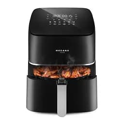 Аерофритюрниця Mozano Air Fry Master 8 л 1700 Вт 12 програм сенсорне управління сепаратор решітка - мініатюра 2