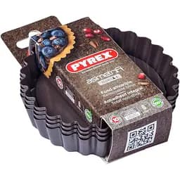 Форми для тарталеток Pyrex Asimetria 10 см 4 шт. (AS04SX0/7140)