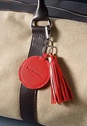 Брелок-подвеска с зеркальцем 1.0 красная