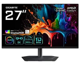 Монітор Gigabyte 27" MO27Q3 Gaming Monitor QD-OLED QHD OLED 360Hz (MO27Q3 Gaming Monitor)