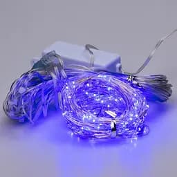 Гірлянда-штора Роса 200 LED розмір 3*2 м, синій GarlandoPro 173302BL - мініатюра 12