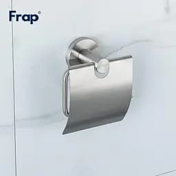 Тримач для туалетного паперу нержавіюча сталь Frap F30103 1/40 Хром - мініатюра 2