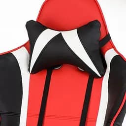 Геймерське крісло Special4you ExtremeRace з підставкою для ніг чорний з червоним та білим (E6460) - мініатюра 13