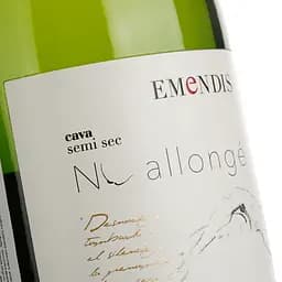 Вино ігристе Emendis Cava Nu allonge Demi Sec Cava DO напівсухе 0.75 л - мініатюра 3
