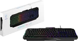 Клавіатура MSI FORGE GK100 Full Size EN/UA Black (S11-04UA221-HH9) - мініатюра 4