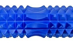 Масажний ролик (роллер) PowerPlay 4406 EVA Massage Roller Синій 45x12 см (PP_4406_Blue) - мініатюра 2