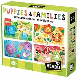 Развивающий пазл Headu Малыши и семьи (MU54358)