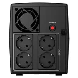 Джерело безперебійного живлення nJoy (UPLI-LI200KE-CG01B) Lin.int. AVR 4 x евро пластик (Keen 2000) - мініатюра 2