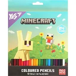 Карандаши цветные Yes Minecraft Spring 24 цвета (290776)