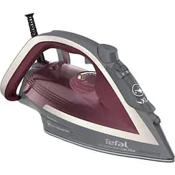 Tefal Праска Ultragliss Plus, 2800Вт, 270мл, паровий удар -260гр, постійна пара - 50гр, керам. підошва, бордово-сірий