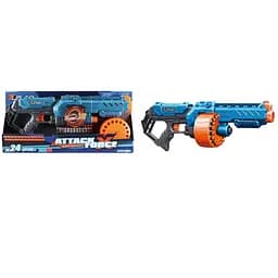 Игрушечный детский пулемет механический с барабаном и мягкими патронами (24 шт.)(57 х 19см)