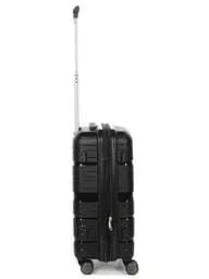 Валіза маленька S поліпропілен Worldline Airtex 283 56×33×22см 52л Чорний - мініатюра 8