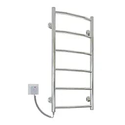 Електрична рушникосушарка Kosser Трапеція 800x400/6 EL рег. ДТ04EL, Хром, Ліве