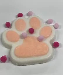 Іграшка-антистрес A-Toys Лапка котика дуже велика 15 см пудрова