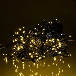 Новогодняя гирлянда уличная Бахрома GarlandoPro 36 м 600 LED черный провод Желтый свет 36МBY