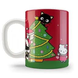 Кружка GeekLand Хелло Китти Hello Kitty Merry Christmas HK.02.01 330 мл белая