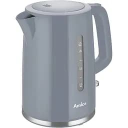 Электрочайник Amica 1.7 л пластик серый kuh0015366