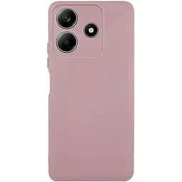 Чехол TPU Getman Liquid Silk Full Camera для Xiaomi Redmi Note 14 5G Розовый / Pink Sand