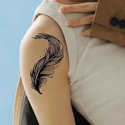 Набір дитячих тимчасових татуювань "Чорні міні №4" Fresh Tattoo black-tattoo-mini-set-4-H - мініатюра 6