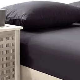 Набор Hobby Gold Series Простыня на резинке + наволочка, односпальный, серый