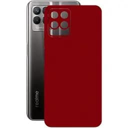 Захисна плівка StatusSKIN для Realme 8i 2021 Корпус Вініл Металік червоний