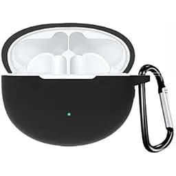 Чохол-накладка DK Silicone Candy Friendly з карабіном для Huawei FreeBuds 4i (black)