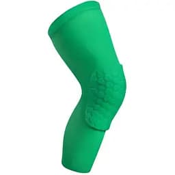 Наколенник Zelart эластичный бандаж для волейбола, танцев, гимнастики, йоги L 45 см Green (16001)