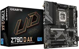 Материнська плата Gigabyte Z790 D AX (Z790 D AX) (Socket 1700, Intel Z790, ATX) Б/в - мініатюра 4