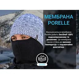 Водонепроникна шапка DexShell Heathered Rib Knit Beanie onesize 56-58 см блакитна - мініатюра 4